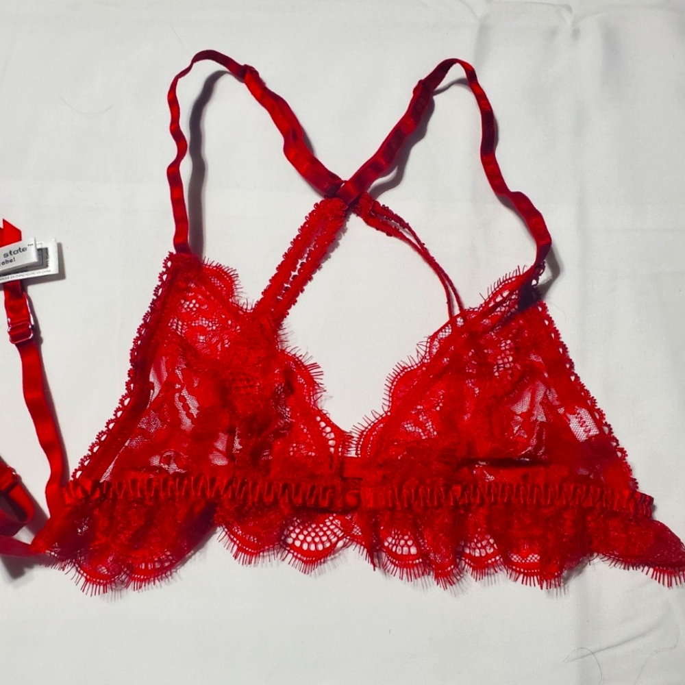 Red lingerie set
